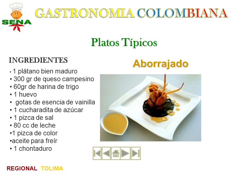 Platos Típicos Aborrajado INGREDIENTES 300 gr de queso campesino