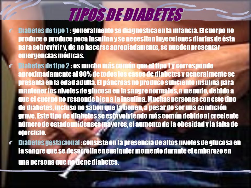 TIPOS DE DIABETES