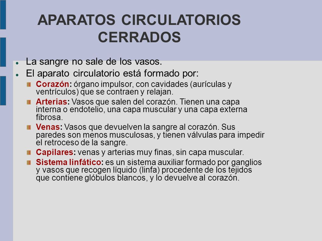 APARATOS CIRCULATORIOS CERRADOS