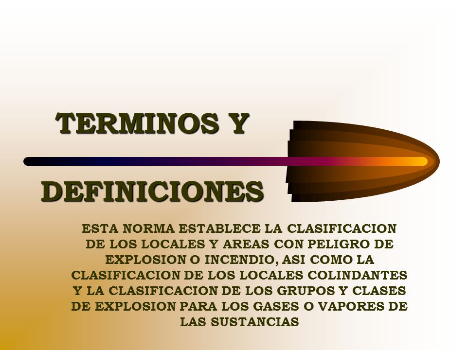 TERMINOS Y DEFINICIONES