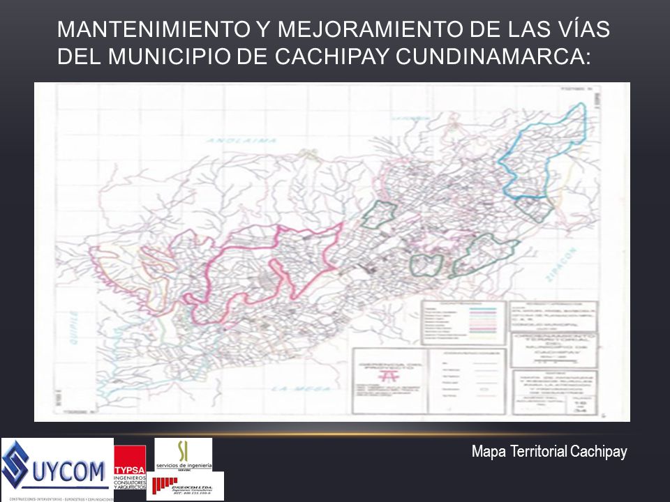MANTENIMIENTO Y MEJORAMIENTO DE LAS VÍAS DEL MUNICIPIO DE CACHIPAY CUNDINAMARCA: