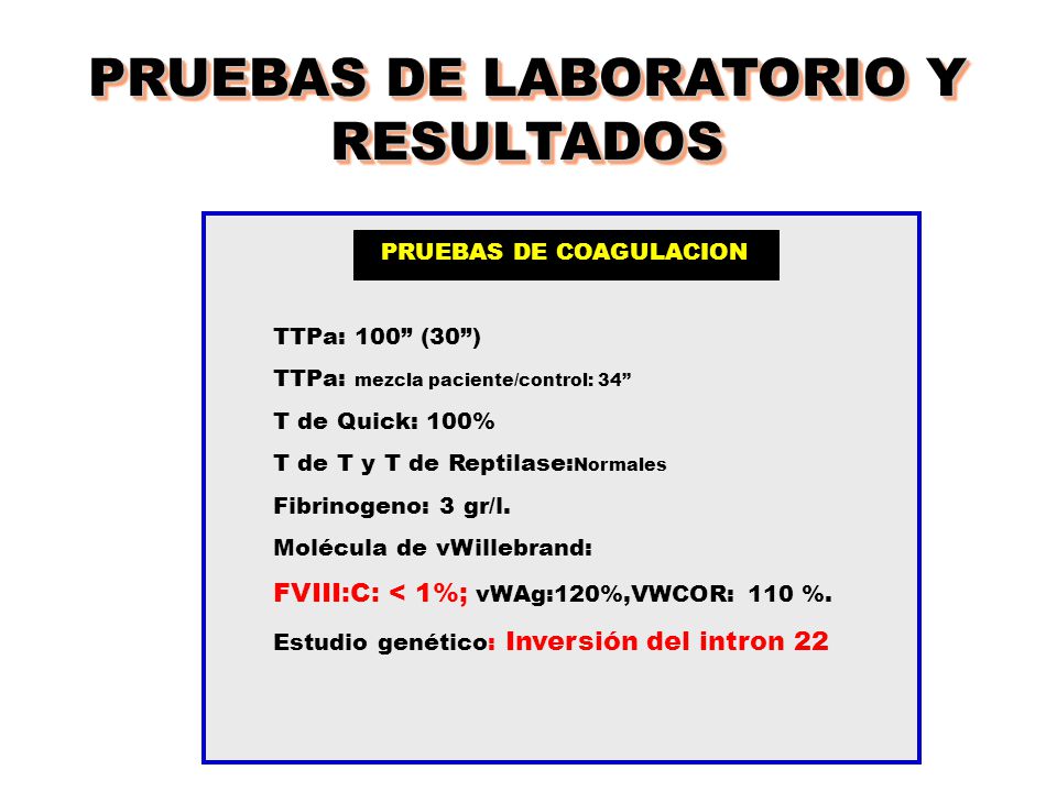 PRUEBAS DE LABORATORIO Y RESULTADOS