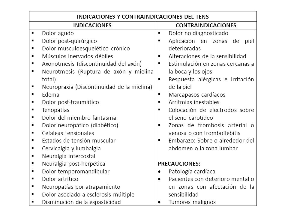 TENS: qué es, indicaciones y contraindicaciones - Tua Saúde