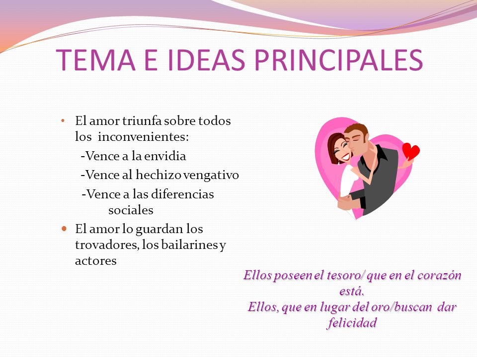 TEMA E IDEAS PRINCIPALES