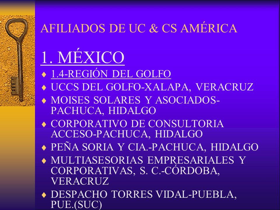 AFILIADOS DE UC & CS AMÉRICA