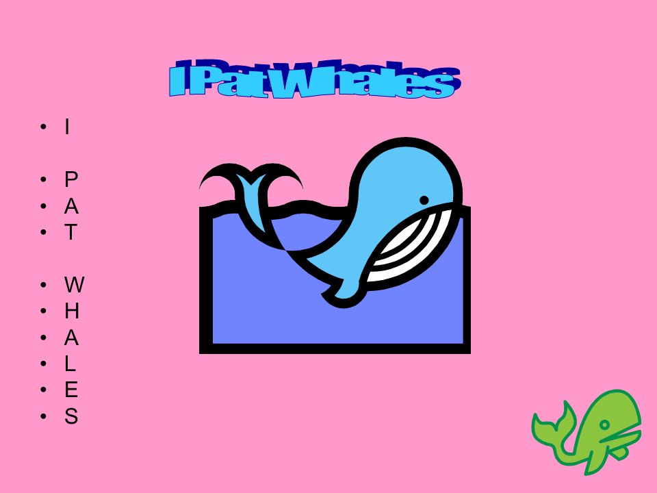 I Pat Whales I P A T W H L E S