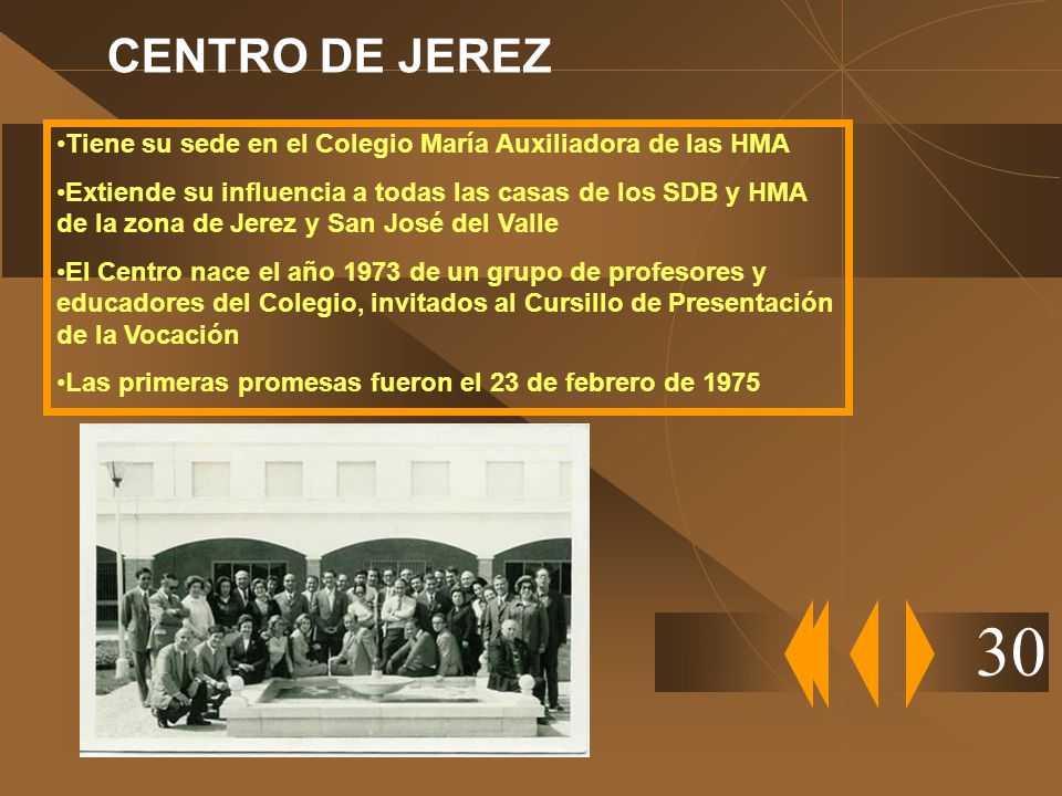 CENTRO DE JEREZ Tiene su sede en el Colegio María Auxiliadora de las HMA.
