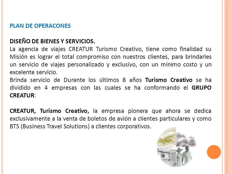 PLAN DE OPERACONES DISEÑO DE BIENES Y SERVICIOS.
