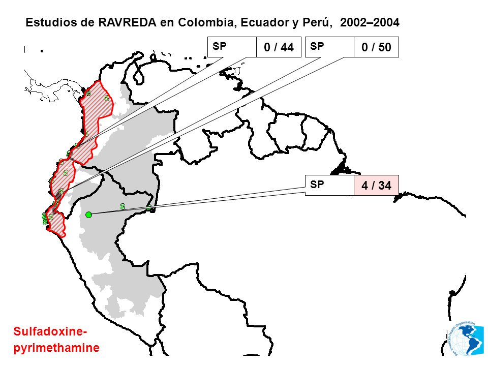 Estudios de RAVREDA en Colombia, Ecuador y Perú, 2002–2004