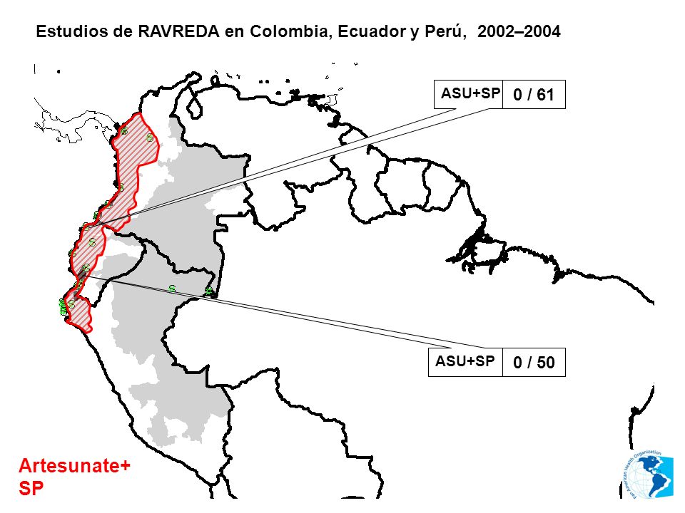 Estudios de RAVREDA en Colombia, Ecuador y Perú, 2002–2004