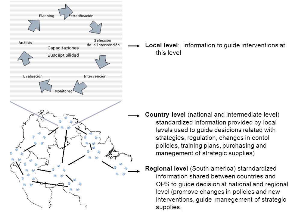 Local level: information to guide interventions at this level