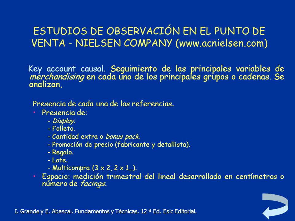ESTUDIOS DE OBSERVACIÓN EN EL PUNTO DE VENTA - NIELSEN COMPANY (www