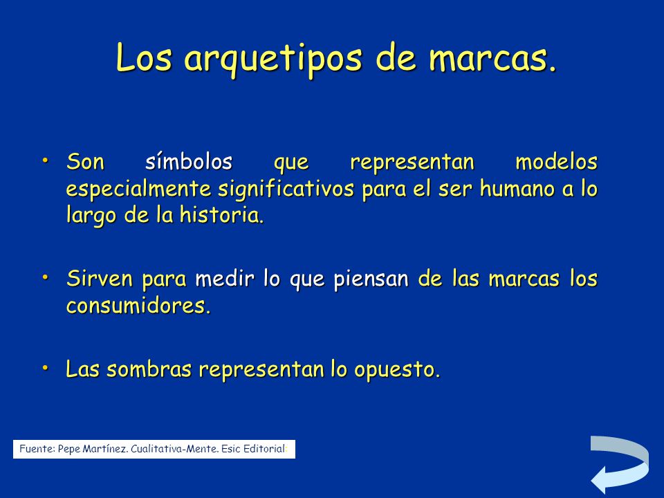 Los arquetipos de marcas.