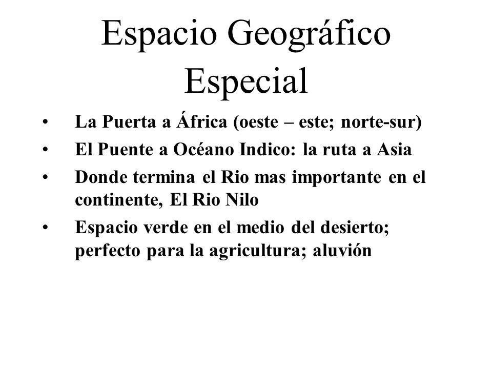 Espacio Geográfico Especial