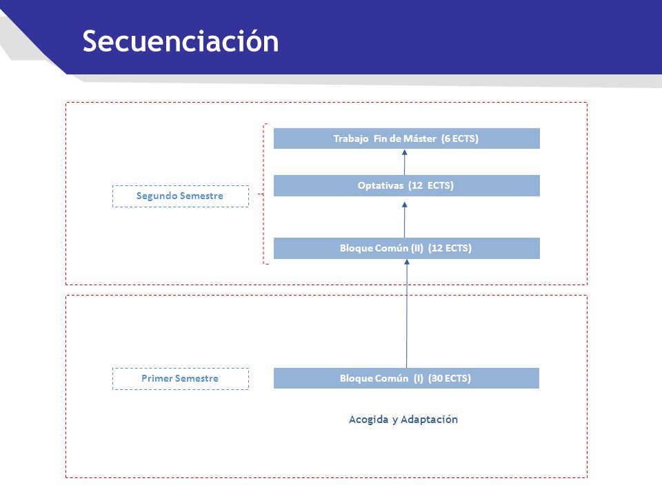 Secuenciación Acogida y Adaptación Trabajo Fin de Máster (6 ECTS)