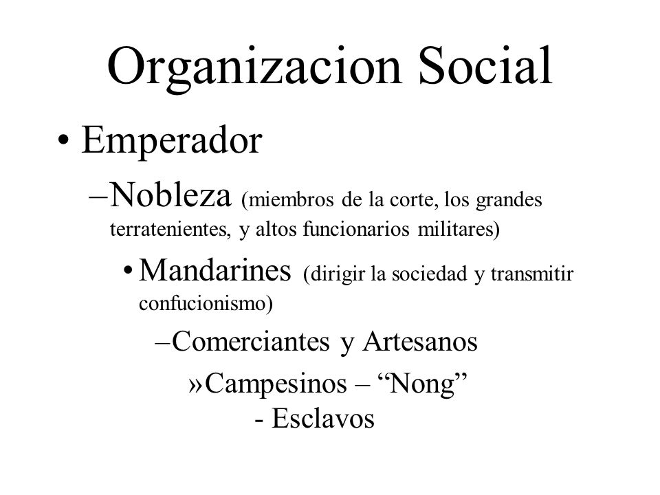Organizacion Social Emperador