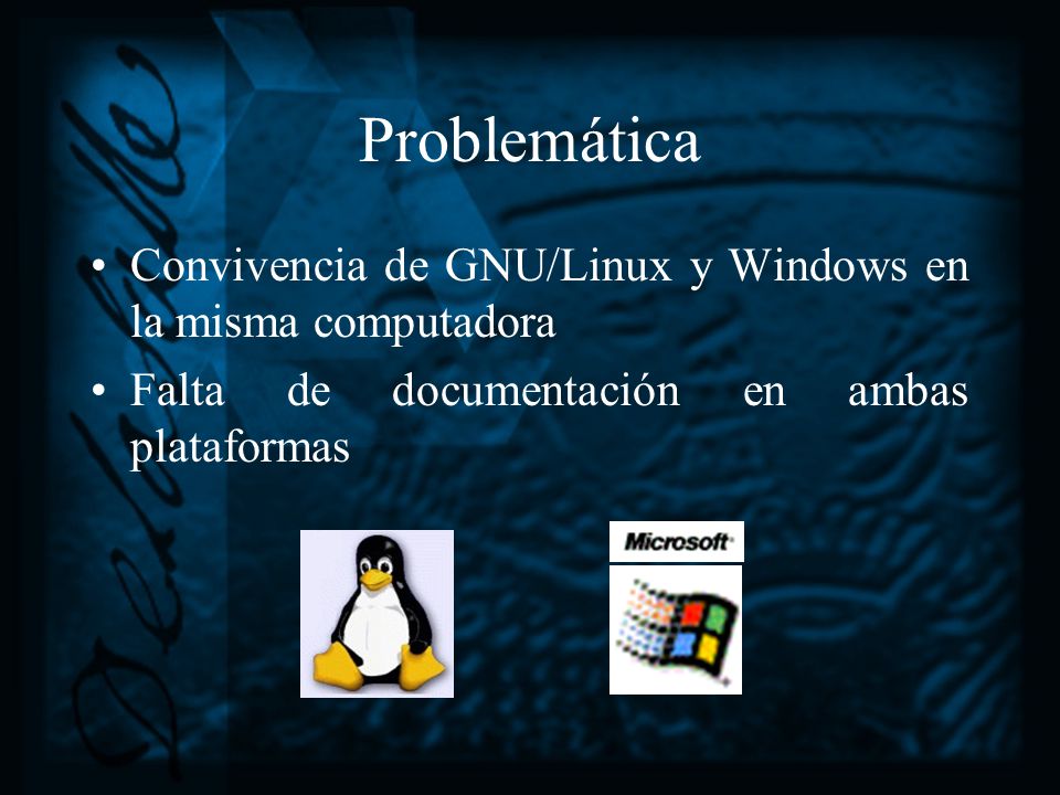 Problemática Convivencia de GNU/Linux y Windows en la misma computadora.