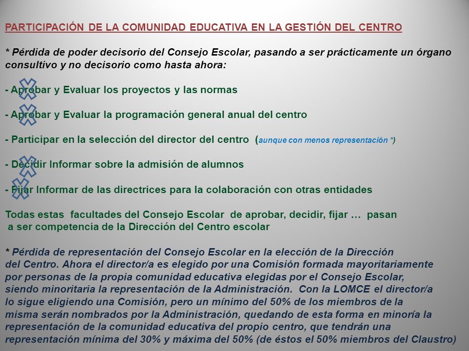 PARTICIPACIÓN DE LA COMUNIDAD EDUCATIVA EN LA GESTIÓN DEL CENTRO