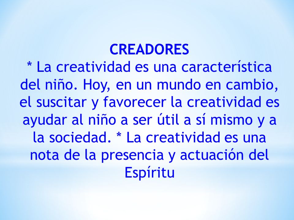 CREADORES