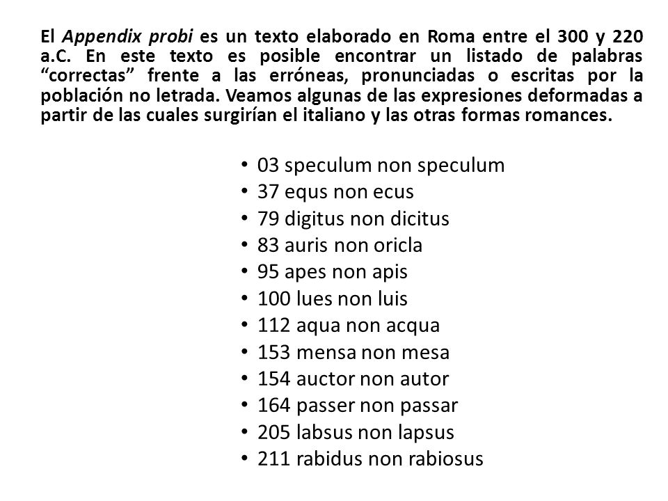 03 speculum non speculum 37 equs non ecus 79 digitus non dicitus