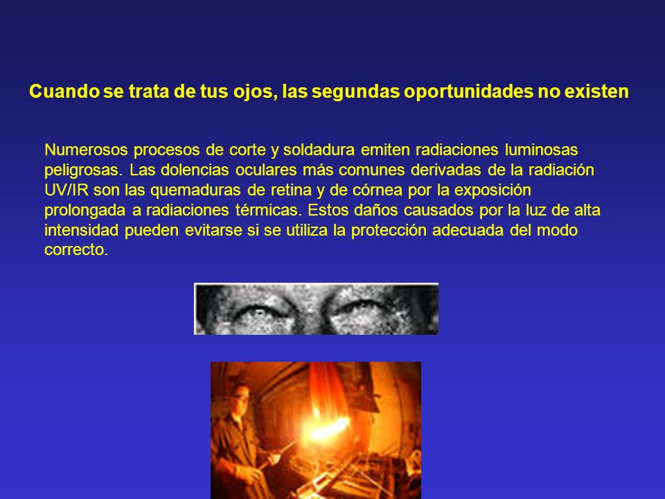 Cuando se trata de tus ojos, las segundas oportunidades no existen