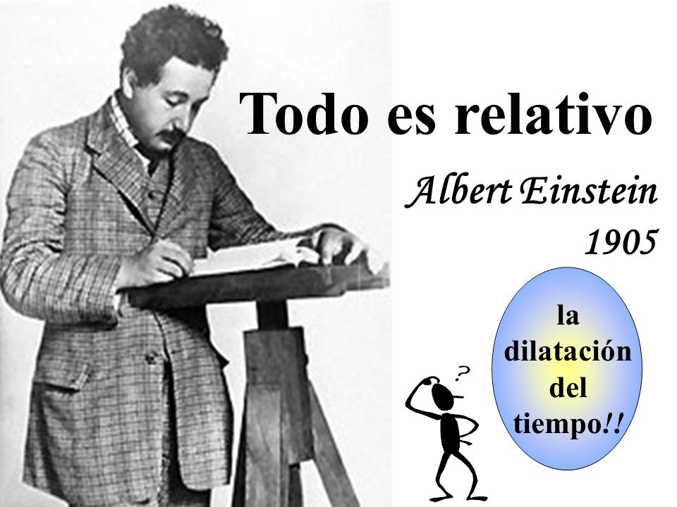 Todo es relativo Albert Einstein 1905 ¿qué significa la esto