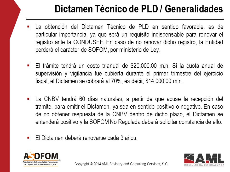 J&C Xtrafin, S.A. de C.V., SOFOM, E.N.R. Curso Anual de PLD