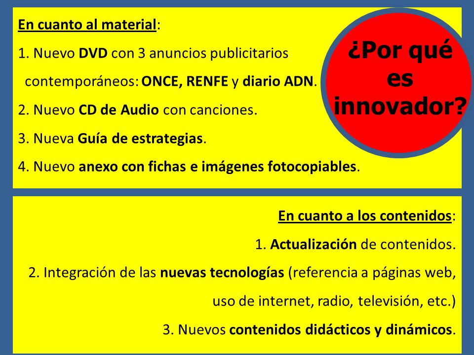 ¿Por qué es innovador En cuanto al material: