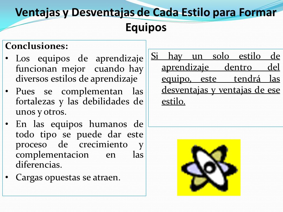 Ventajas y Desventajas de Cada Estilo para Formar Equipos