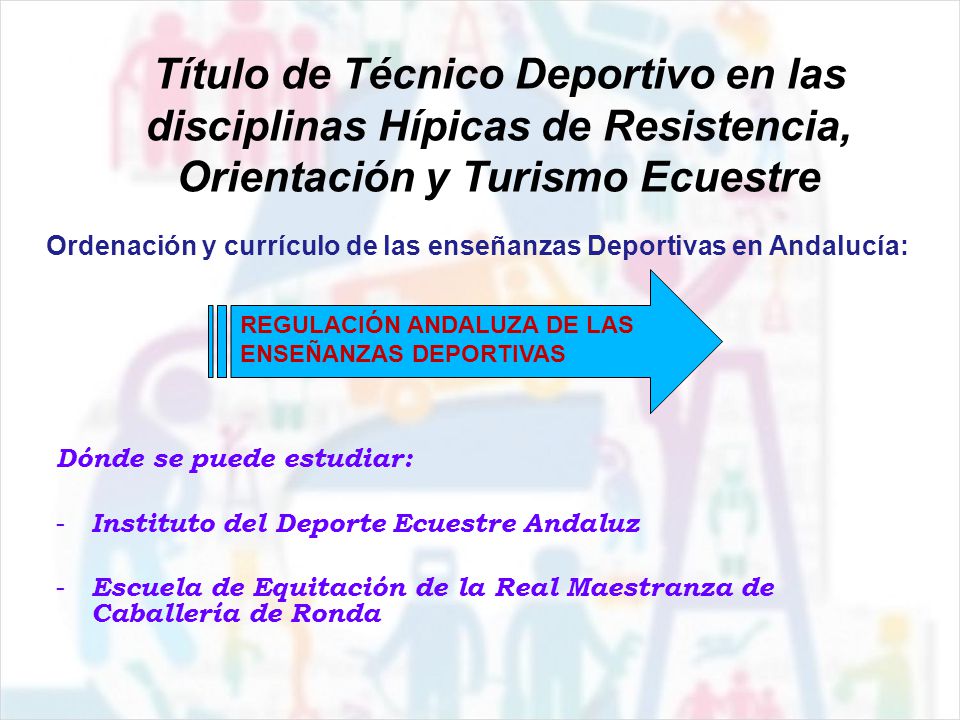 Ordenación y currículo de las enseñanzas Deportivas en Andalucía: