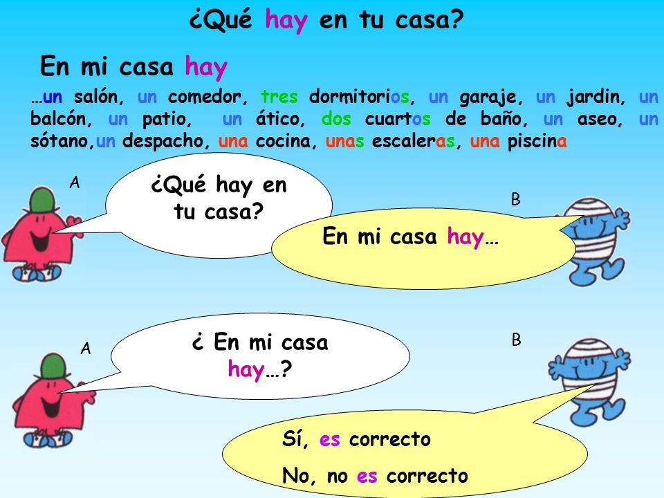 ¿Qué hay en tu casa En mi casa hay ¿Qué hay en tu casa