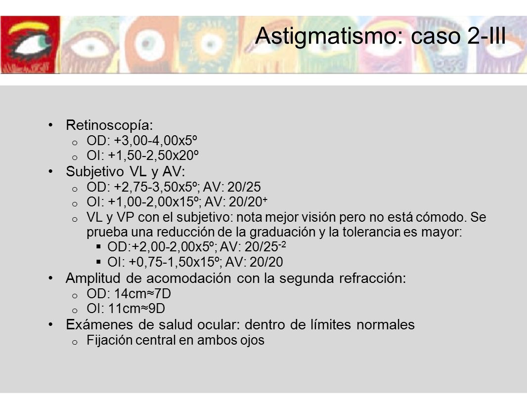 ASTIGMATISMO El objetivo de este apartado es: Determinar los criterios de  prescripción en los casos de sujetos con astigmatismo. Este apartado está  estructurado. - ppt descargar