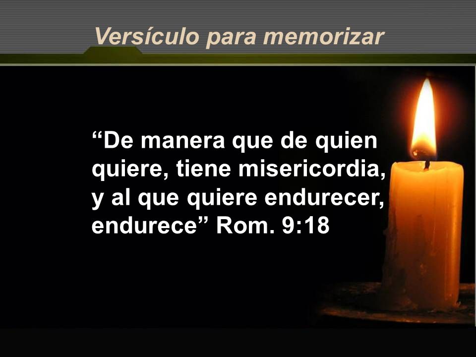 Versículo para memorizar