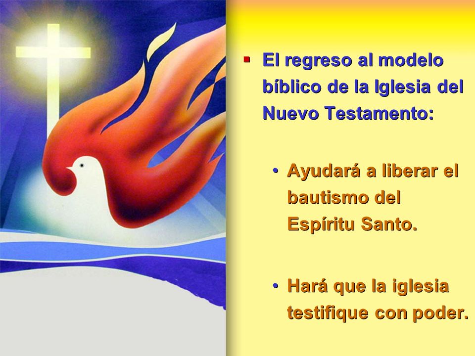 El regreso al modelo bíblico de la Iglesia del Nuevo Testamento: