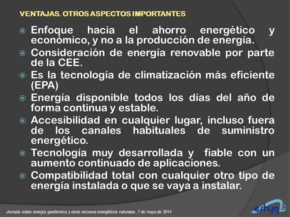 Consideración de energía renovable por parte de la CEE.