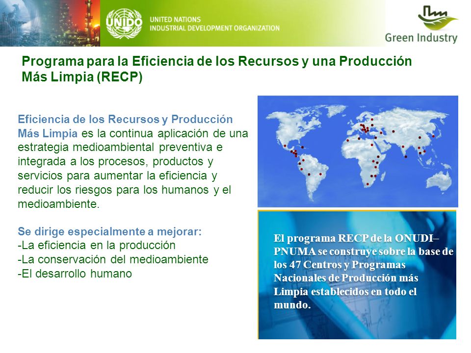 Programa para la Eficiencia de los Recursos y una Producción Más Limpia (RECP)