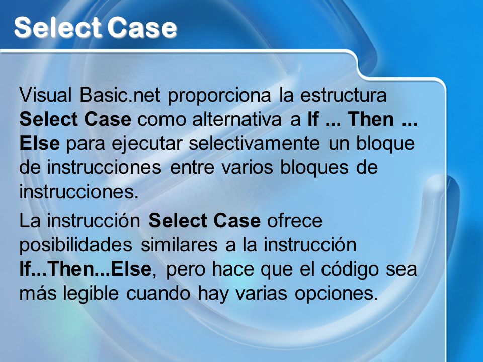 Select Case