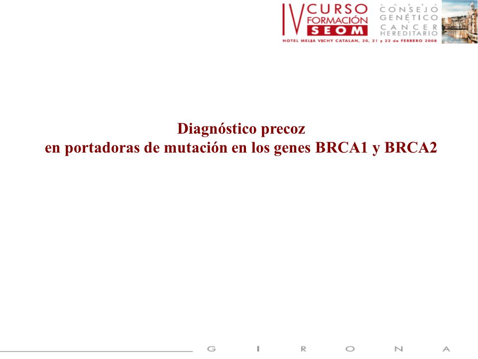 en portadoras de mutación en los genes BRCA1 y BRCA2