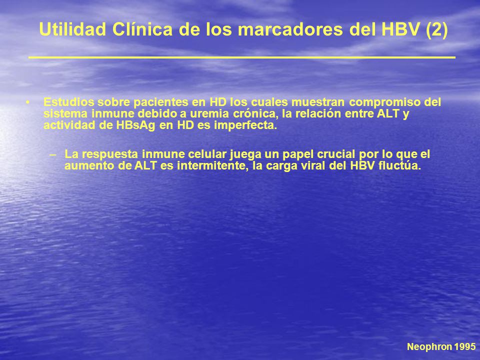 Utilidad Clínica de los marcadores del HBV (2)