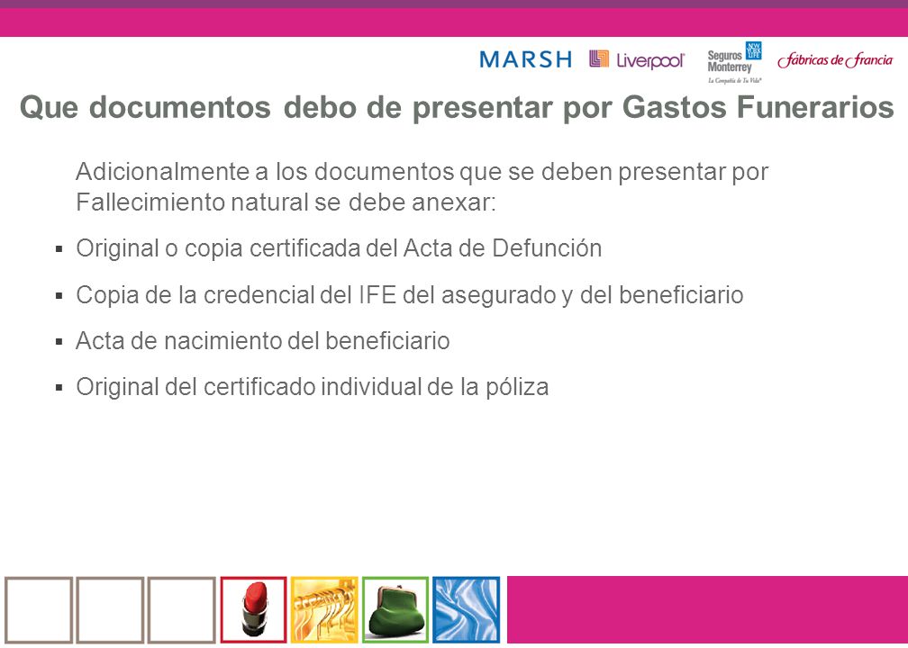 Que documentos debo de presentar por Invalidez total o permanente y/o Pérdida Orgánica.