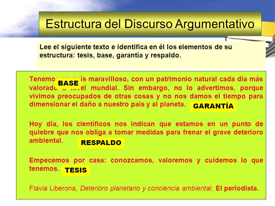 Estructura del Discurso Argumentativo