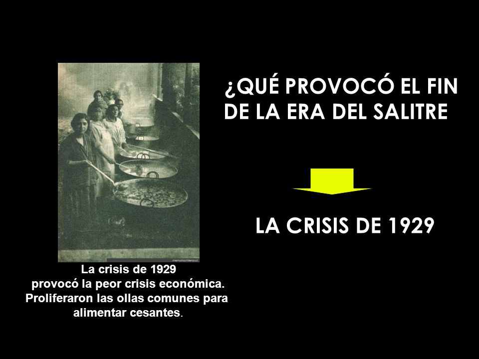 provocó la peor crisis económica. Proliferaron las ollas comunes para