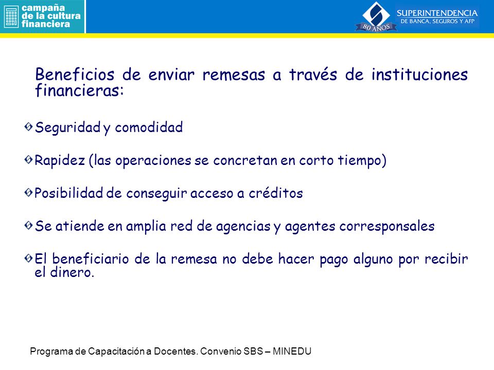 Rapidez (las operaciones se concretan en corto tiempo)