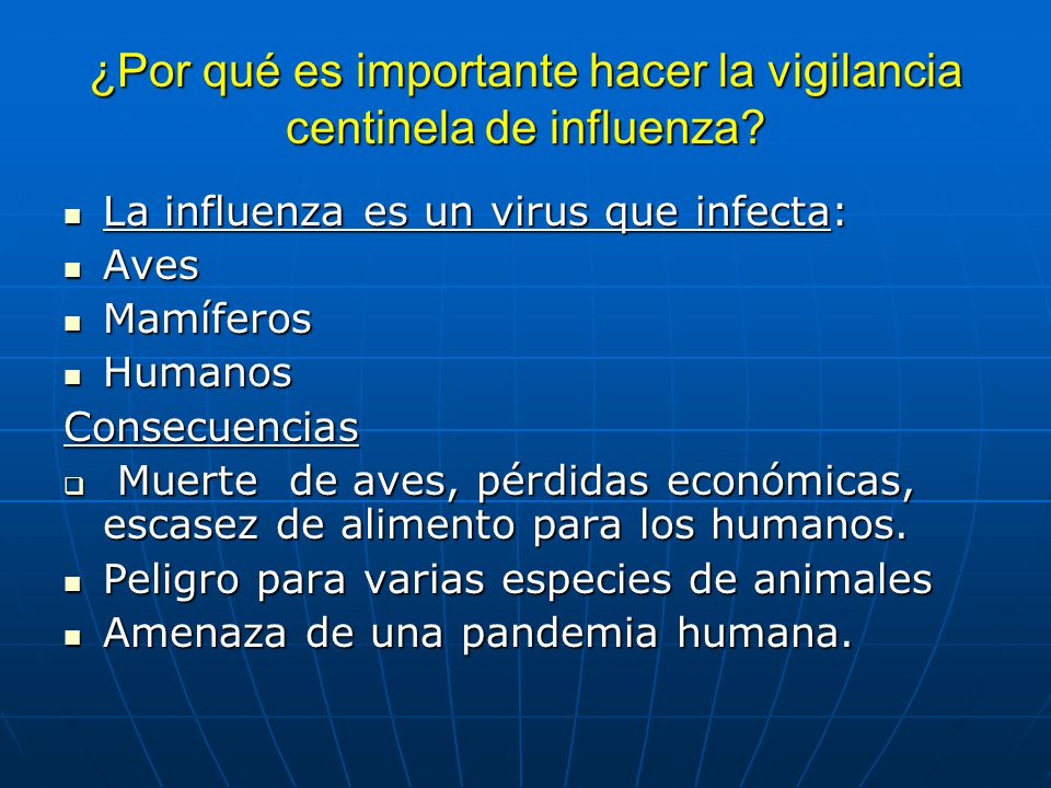 ¿Por qué es importante hacer la vigilancia centinela de influenza