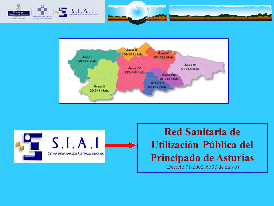 Red Sanitaria de Utilización Pública del Principado de Asturias (Decreto 71/2002, de 30 de mayo)