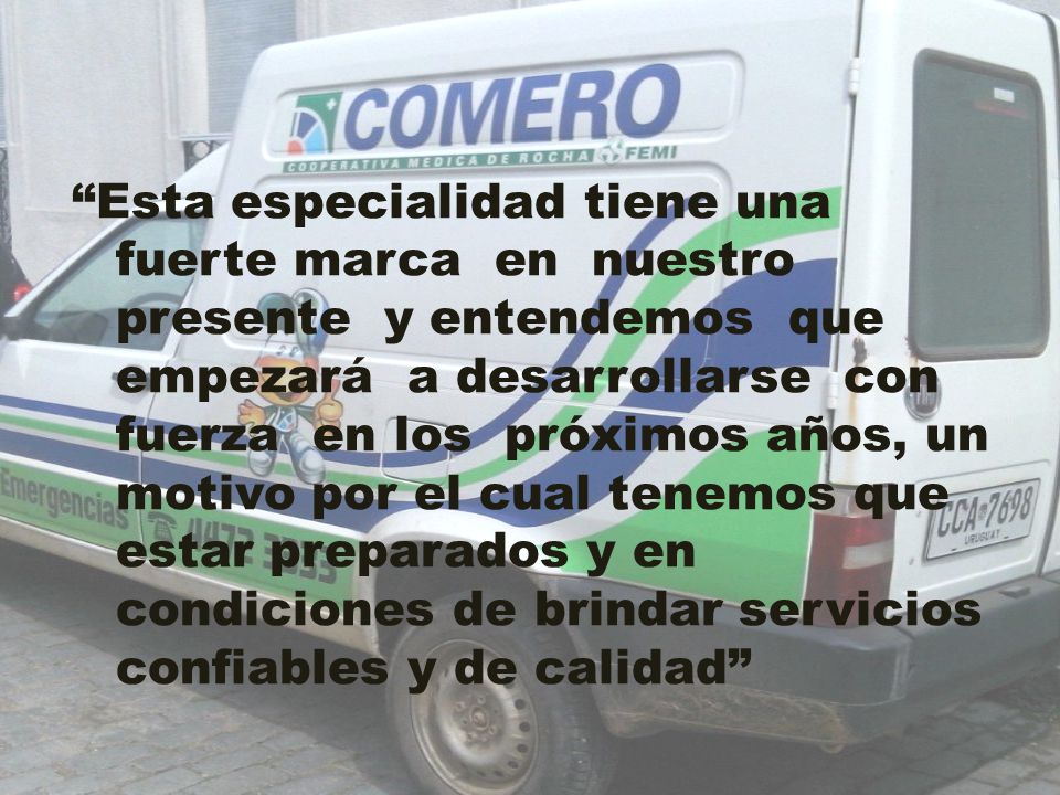 Esta especialidad tiene una fuerte marca en nuestro presente y entendemos que empezará a desarrollarse con fuerza en los próximos años, un motivo por el cual tenemos que estar preparados y en condiciones de brindar servicios confiables y de calidad