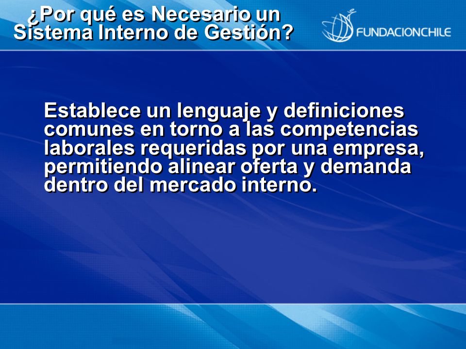¿Por qué es Necesario un Sistema Interno de Gestión
