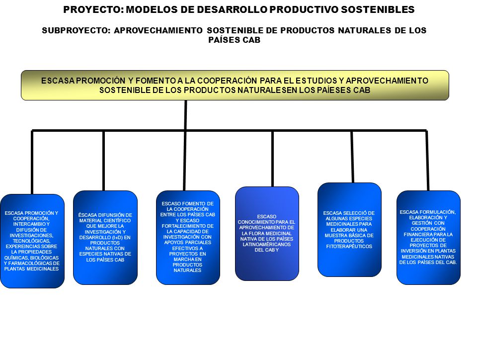 PROYECTO: MODELOS DE DESARROLLO PRODUCTIVO SOSTENIBLES