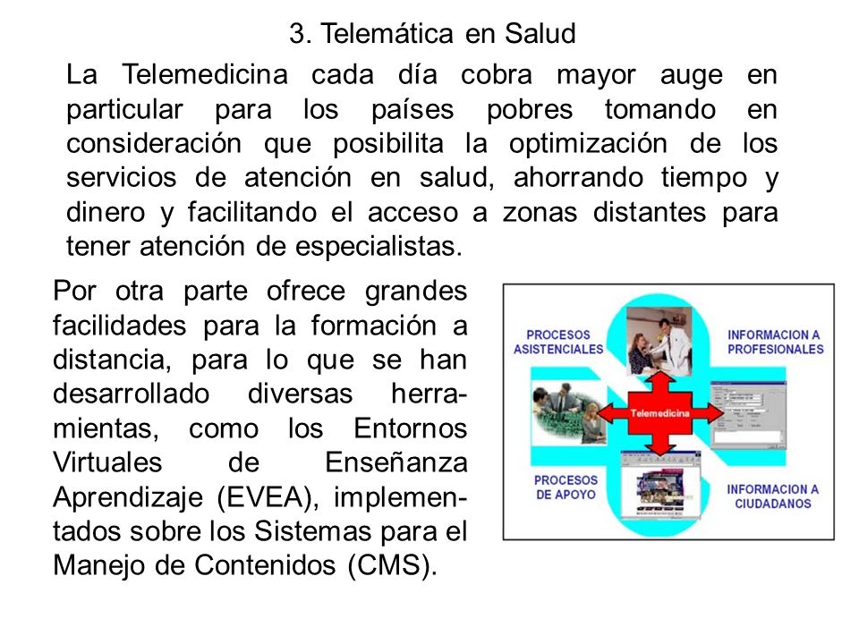 3. Telemática en Salud