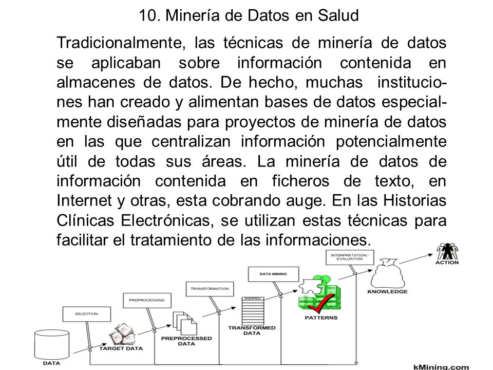 10. Minería de Datos en Salud